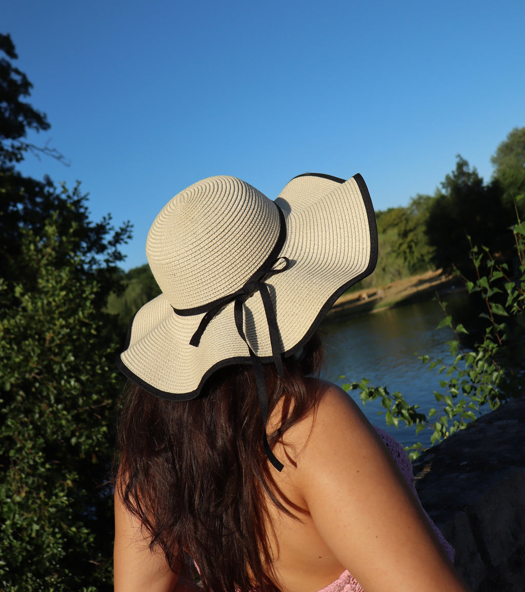 chapeau noir et blanc | Dl's