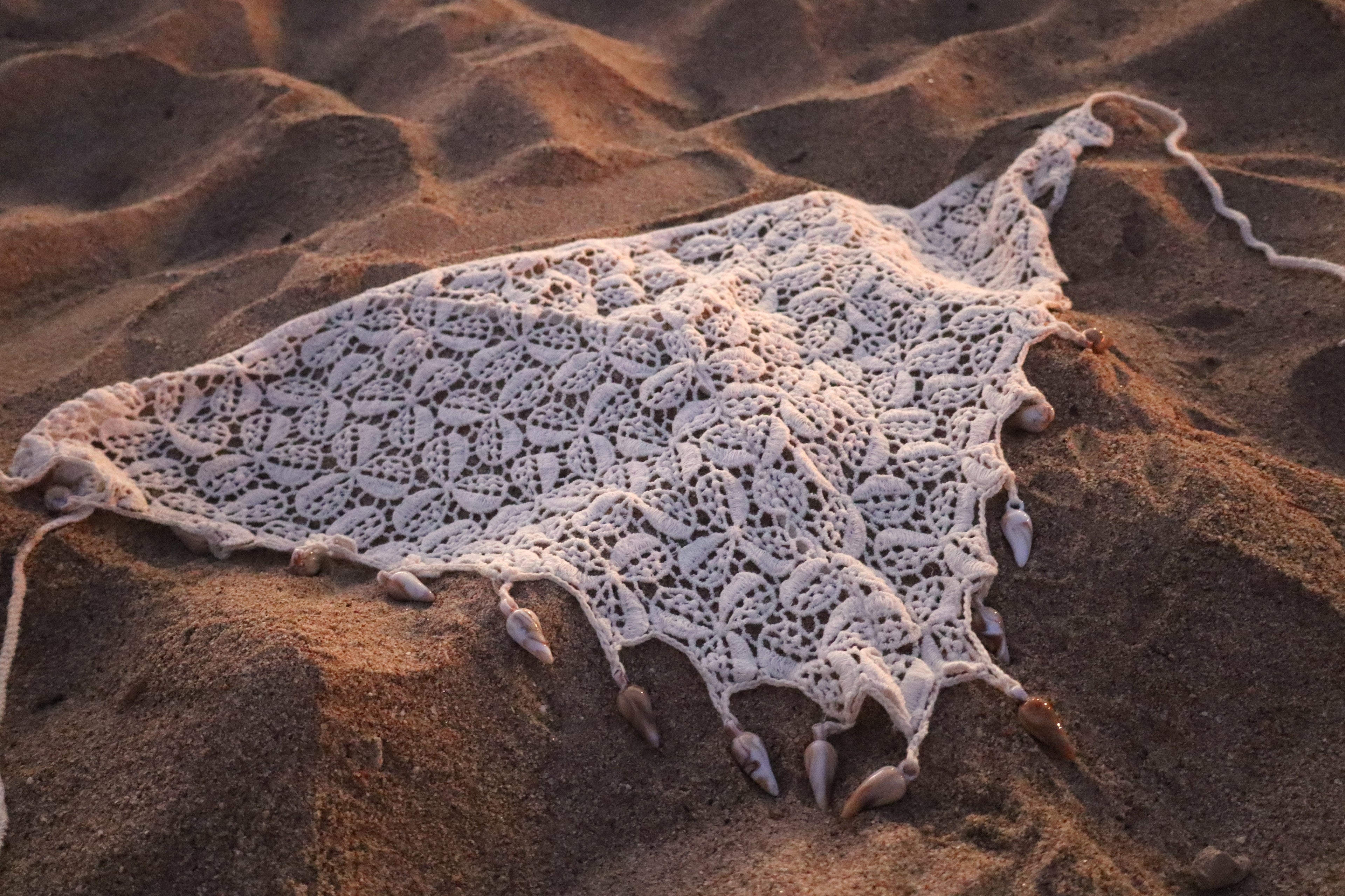 Foulard crochet coquillage | Dl's