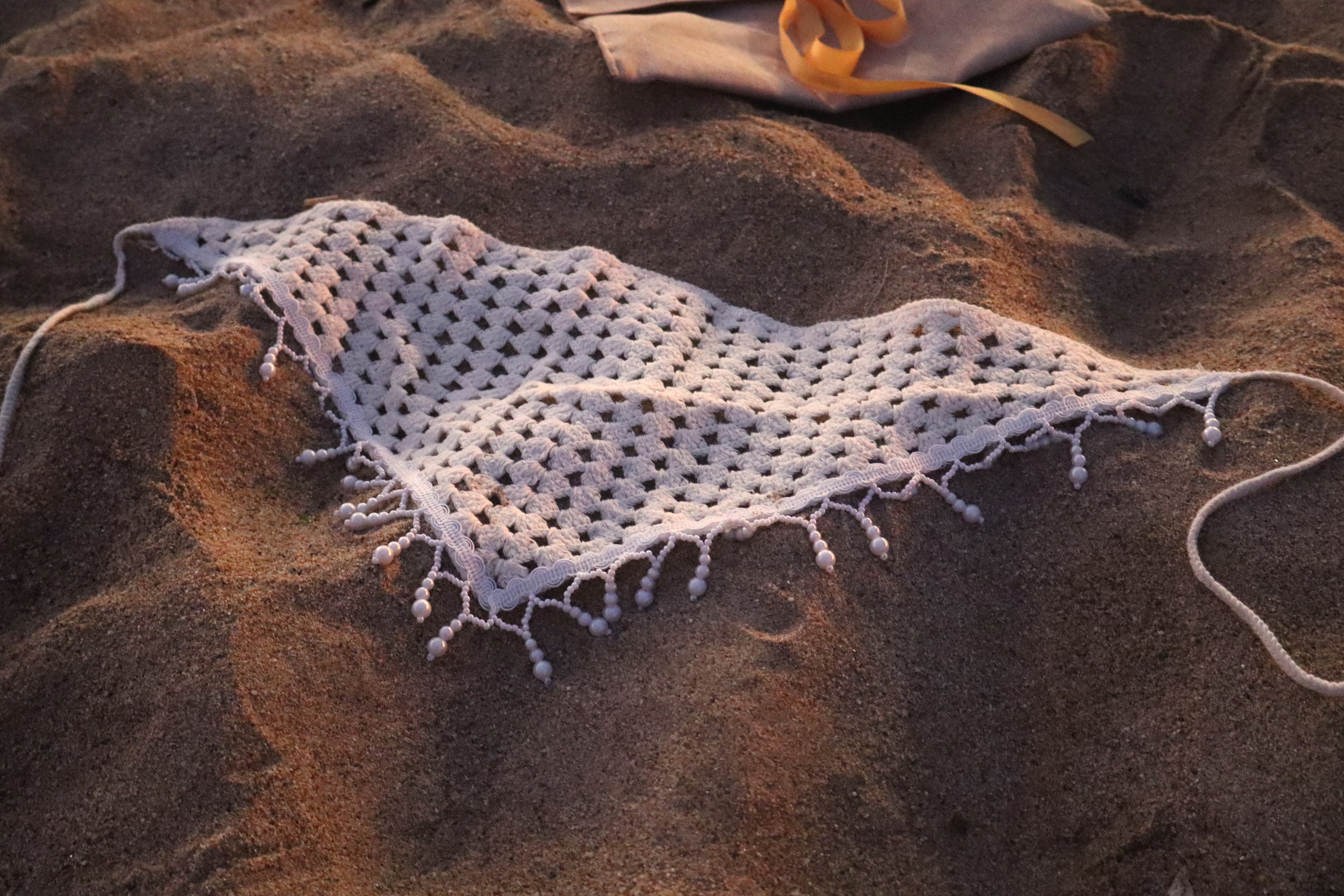 Foulard crochet perles | Dl's