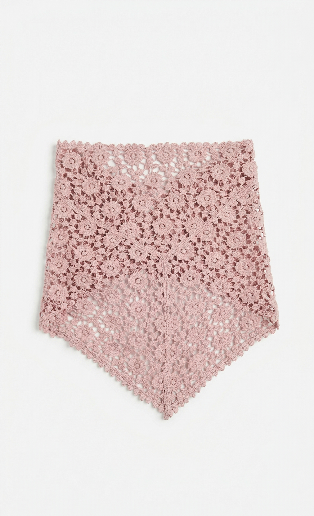 Foulard crochet fleuri | Dl’s