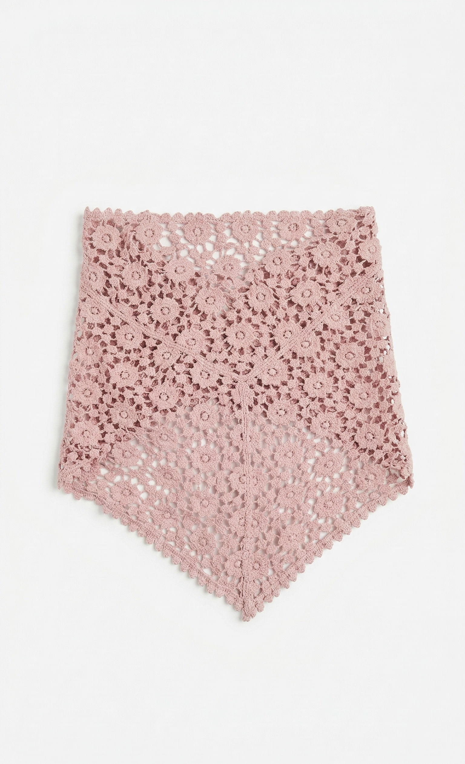 Foulard crochet fleuri | Dl’s