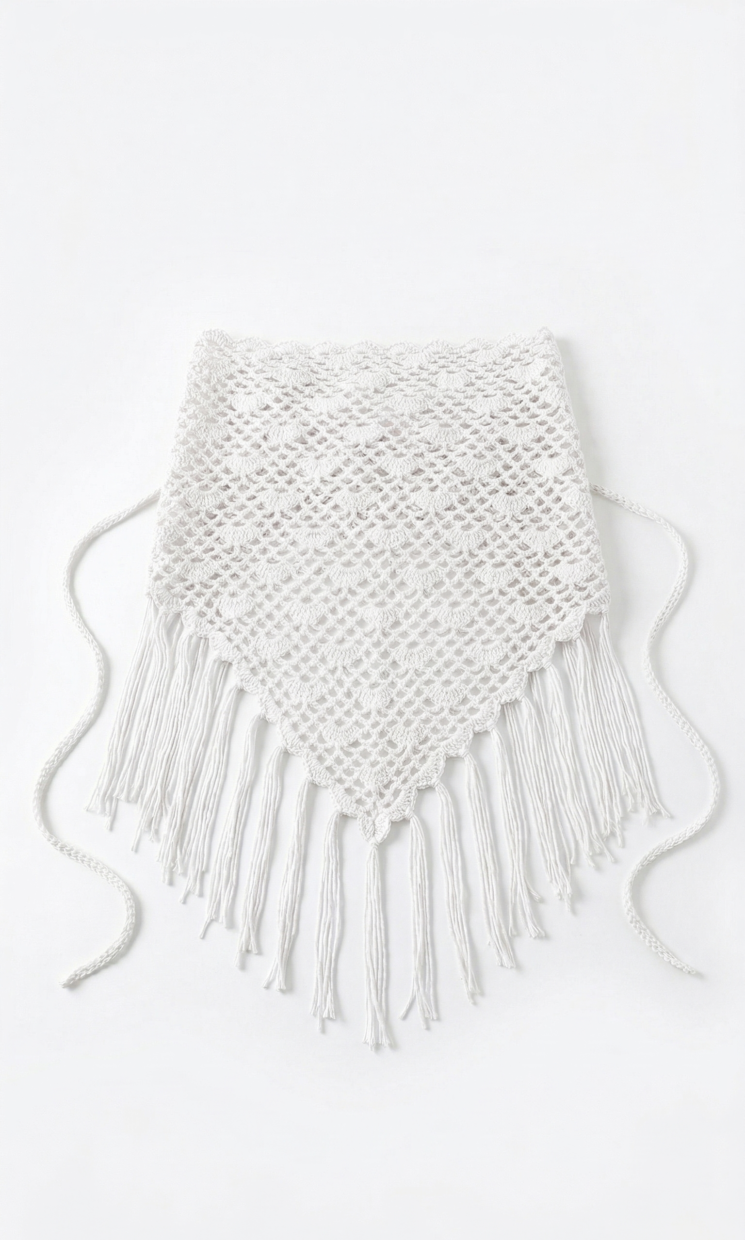 Foulard crochet franges | Dl's